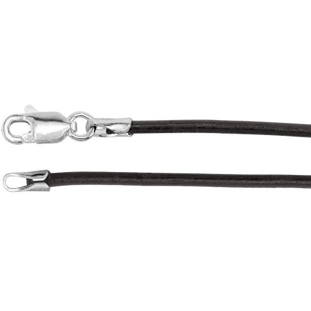 2MM Black Rubber Cord – GeorgeKelly