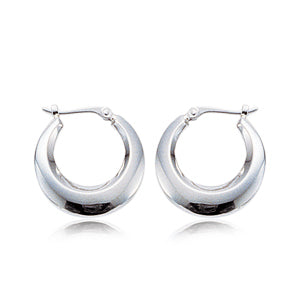 Sterling Silver Medium Shell Earrings
