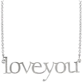 Necklace "Love You"