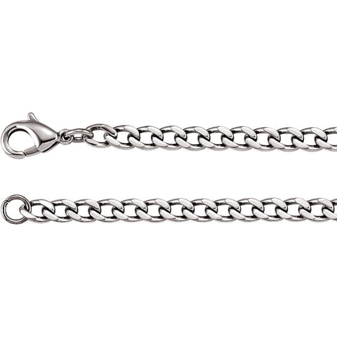 Stainless Steel 4.8MM Curb Chain