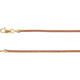 1.5MM Natural Leather Cord